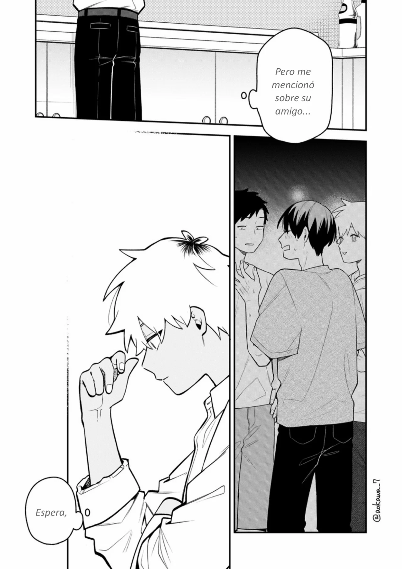 Gōkon ni ittara onna ga inakatta hanashi Capítulo 52 - Page 14