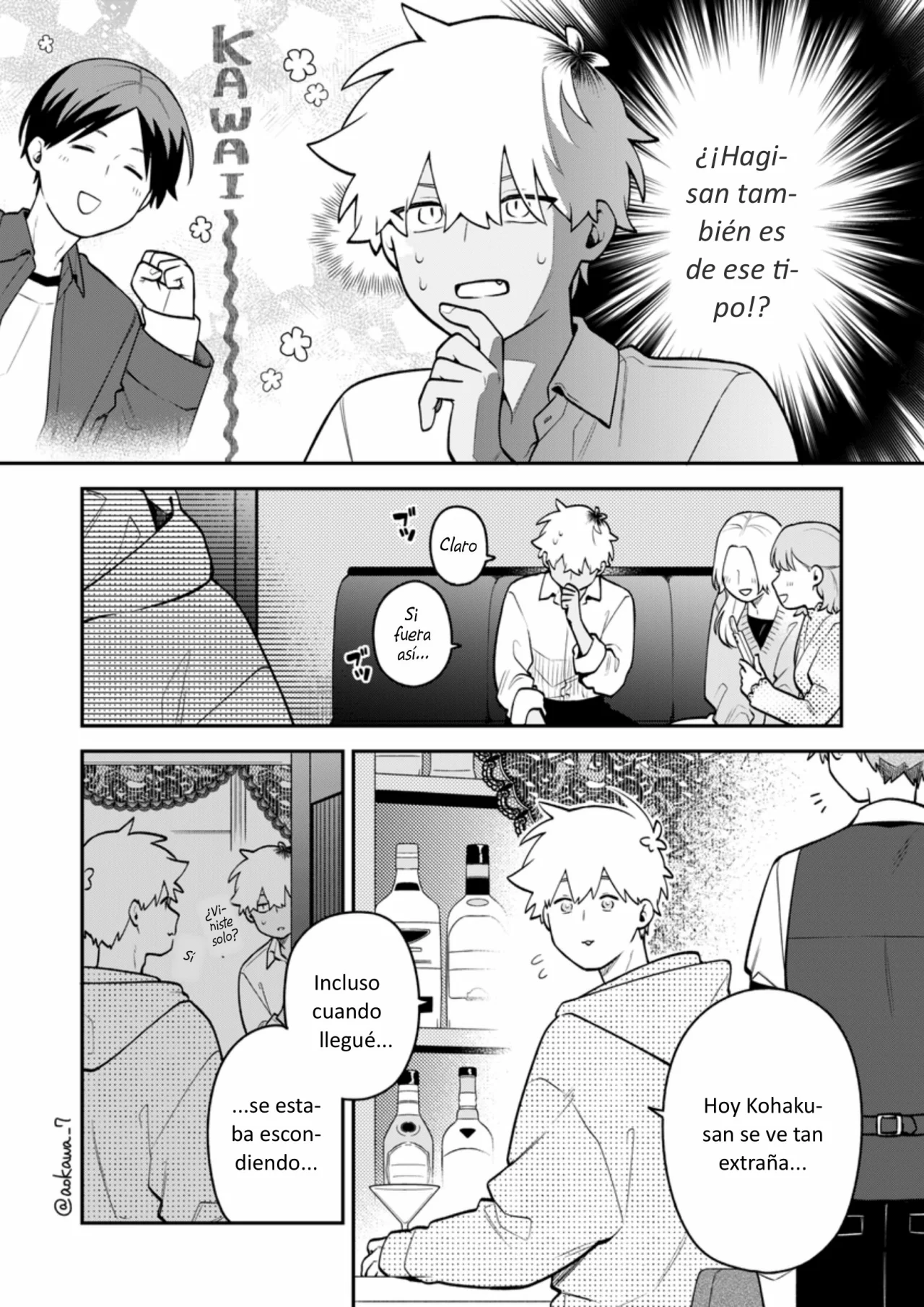 Gōkon ni ittara onna ga inakatta hanashi Capítulo 52 - Page 7