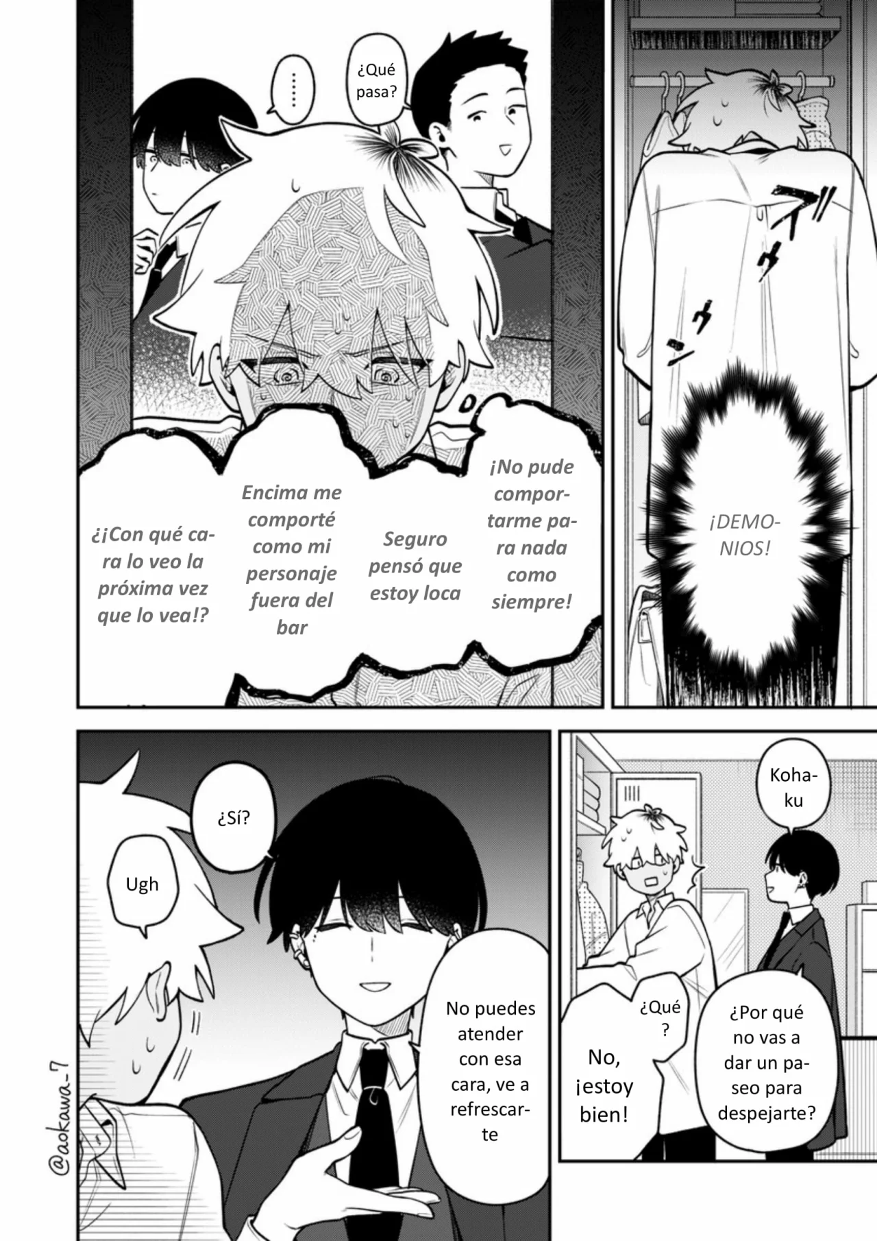 Gōkon ni ittara onna ga inakatta hanashi Capítulo 53 - Page 9