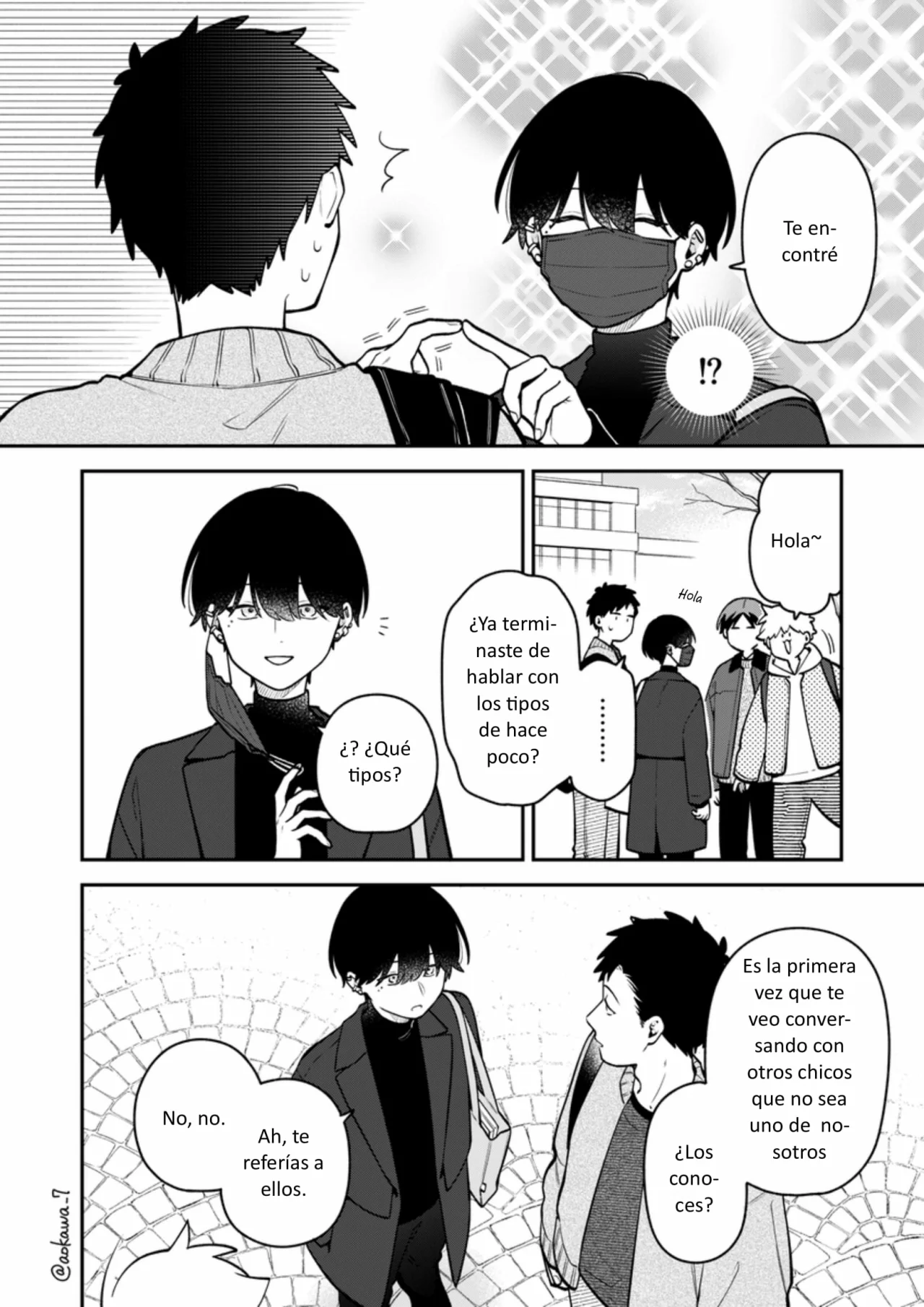 Gōkon ni ittara onna ga inakatta hanashi Capítulo 54 - Page 3