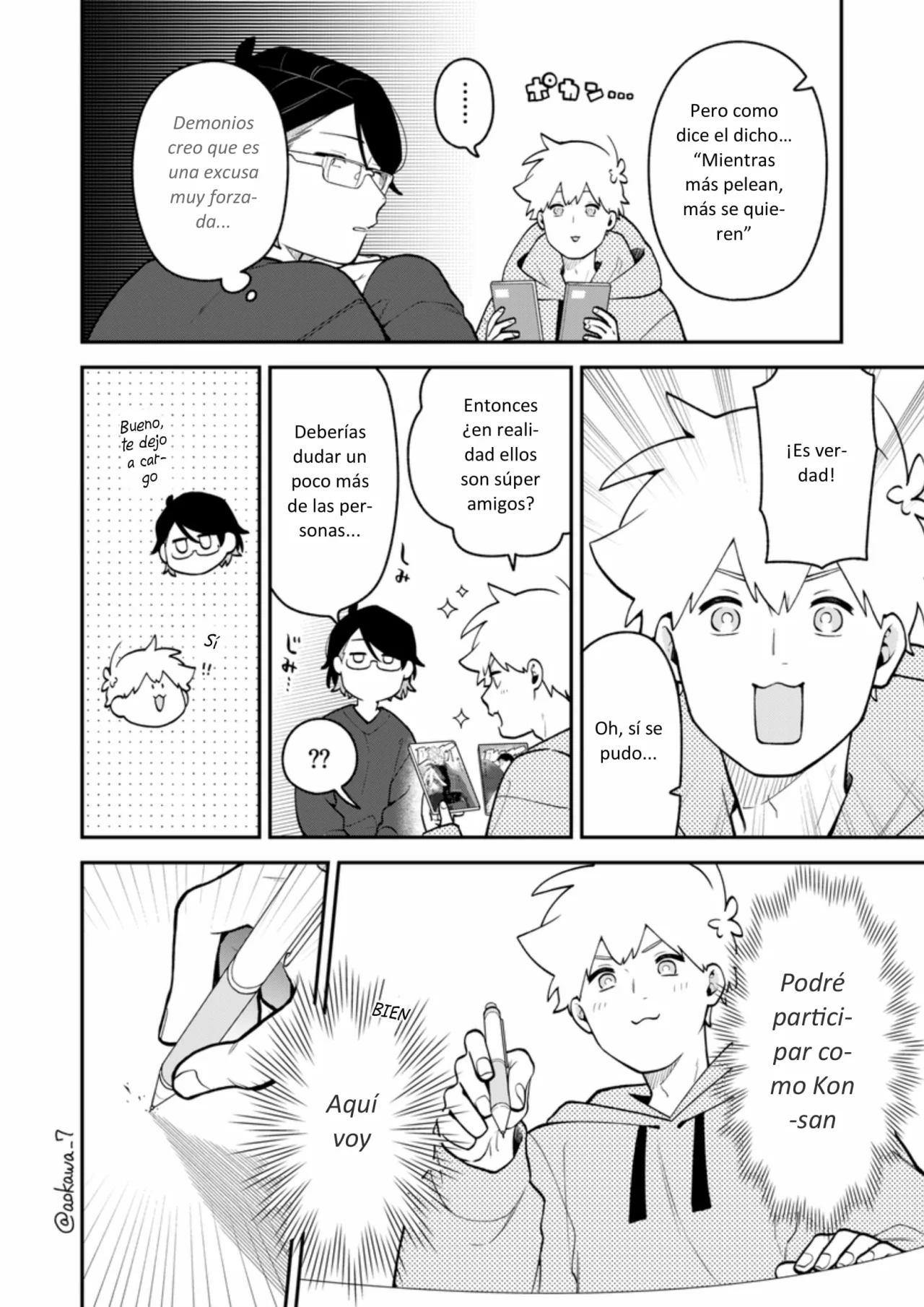 Gōkon ni ittara onna ga inakatta hanashi Capítulo 56 - Page 9