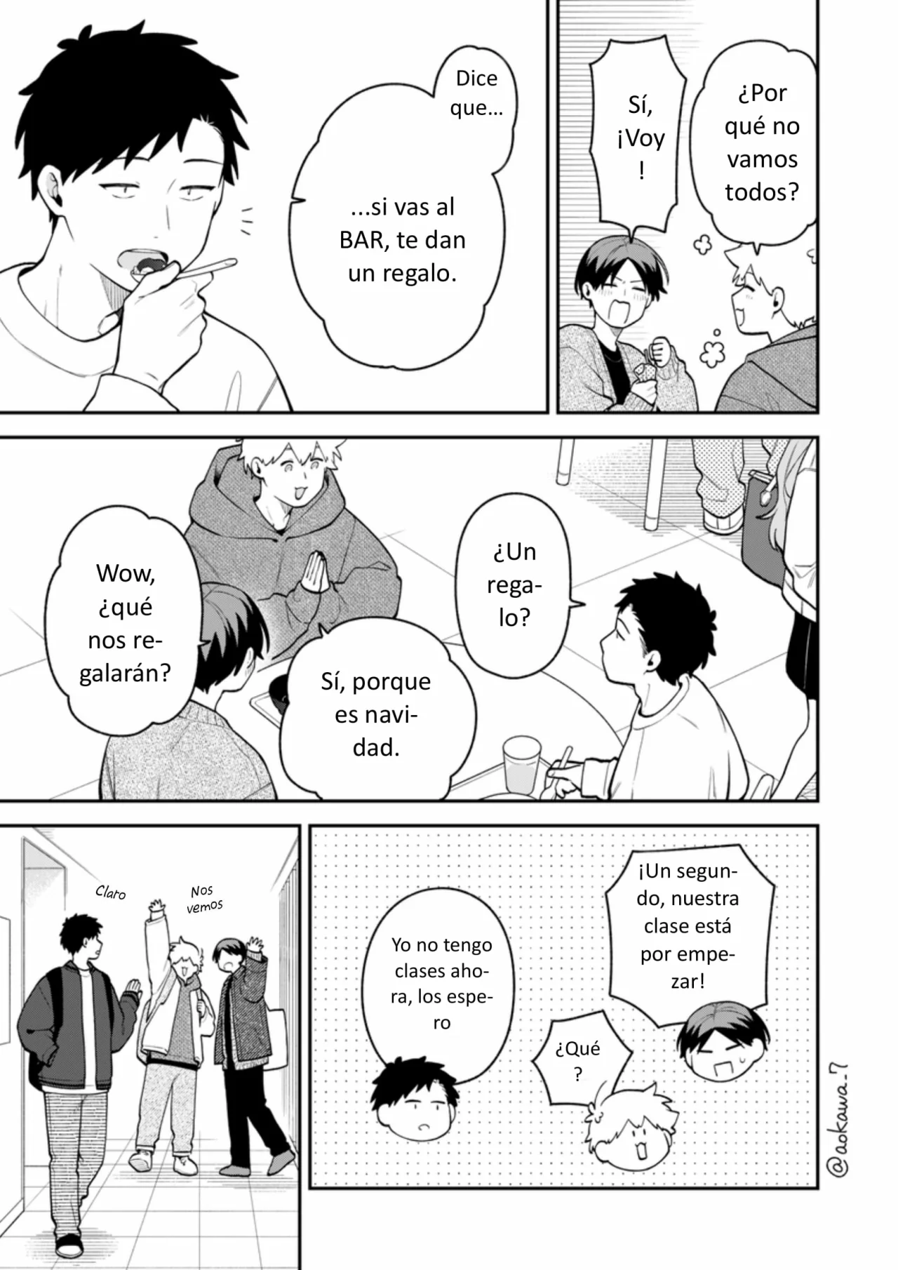 Gōkon ni ittara onna ga inakatta hanashi Capítulo 57 - Page 2