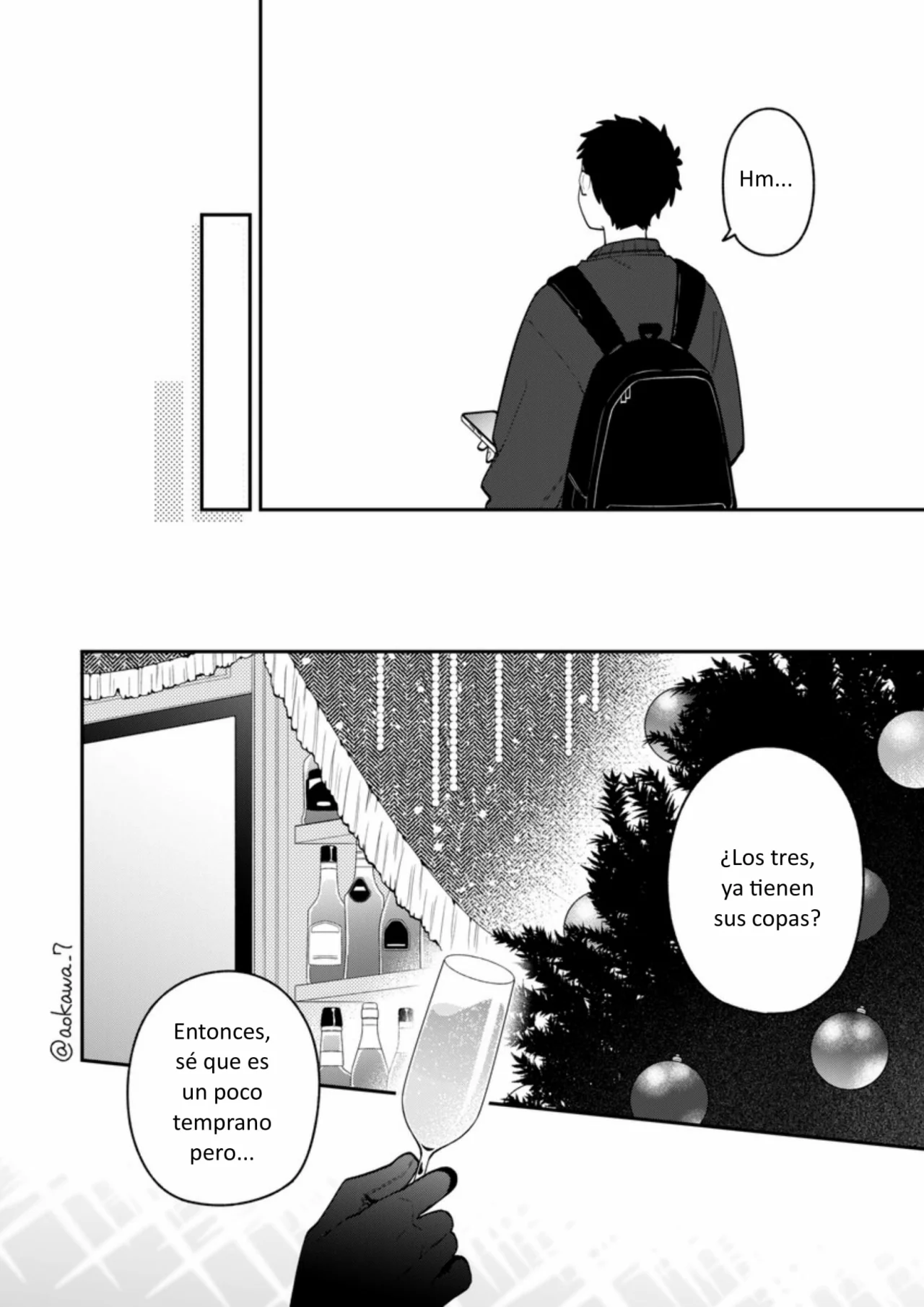 Gōkon ni ittara onna ga inakatta hanashi Capítulo 57 - Page 9