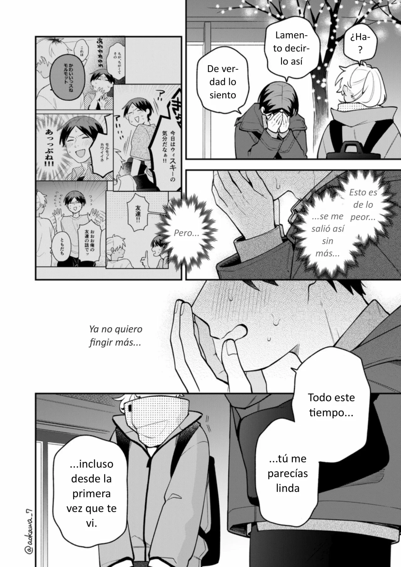 Gōkon ni ittara onna ga inakatta hanashi Capítulo 59 - Page 23