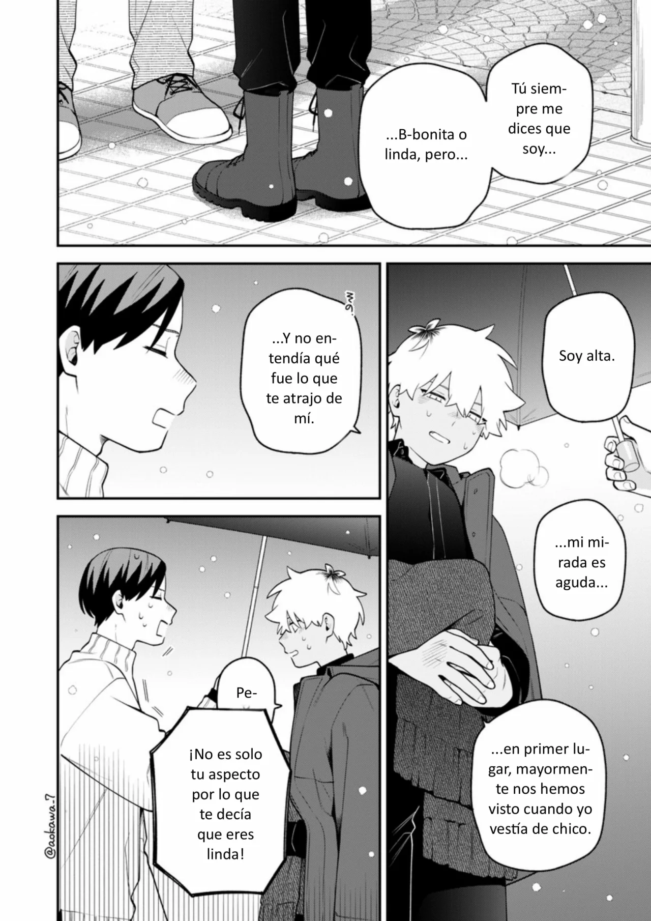 Gōkon ni ittara onna ga inakatta hanashi Capítulo 62 - Page 7