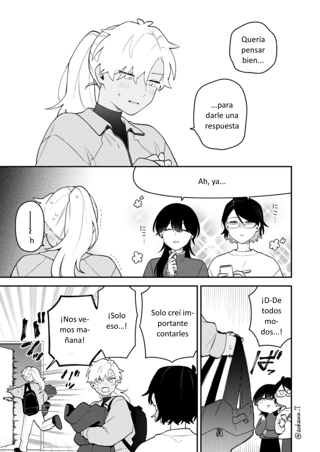 Gōkon ni ittara onna ga inakatta hanashi Capítulo 63 - Page 4