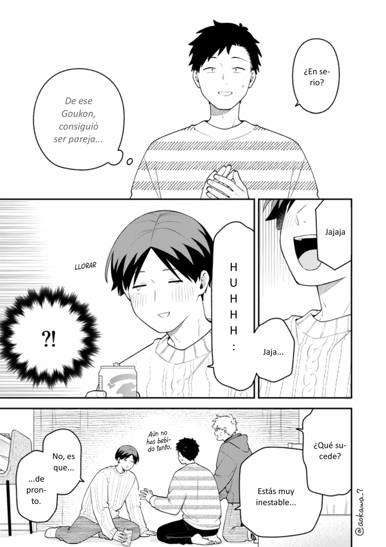 Gōkon ni ittara onna ga inakatta hanashi Capítulo 64 - Page 6