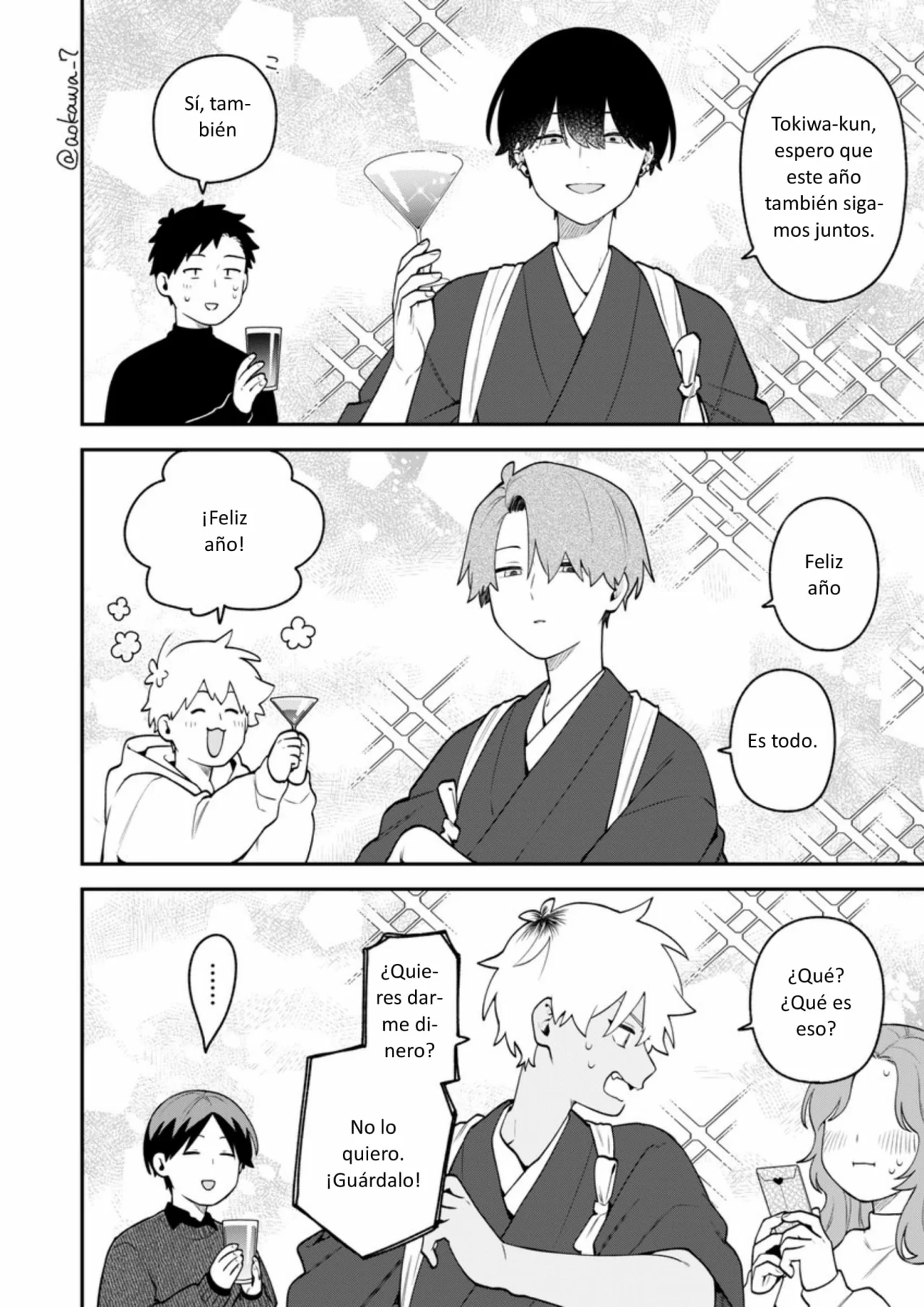 Gōkon ni ittara onna ga inakatta hanashi Capítulo 65 - Page 3