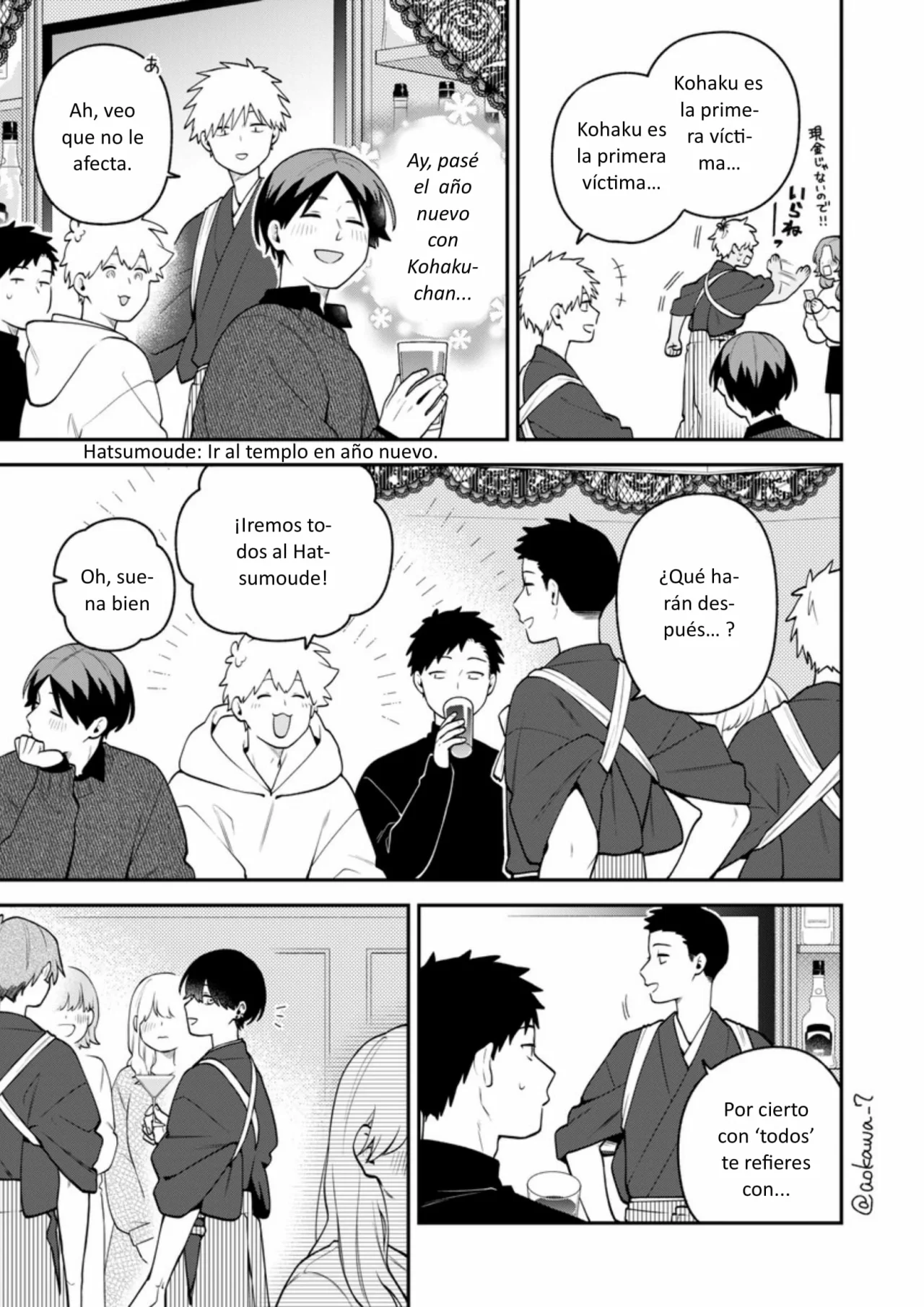 Gōkon ni ittara onna ga inakatta hanashi Capítulo 65 - Page 4