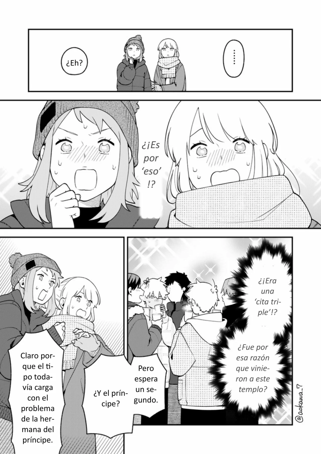 Gōkon ni ittara onna ga inakatta hanashi Capítulo 68 - Page 6