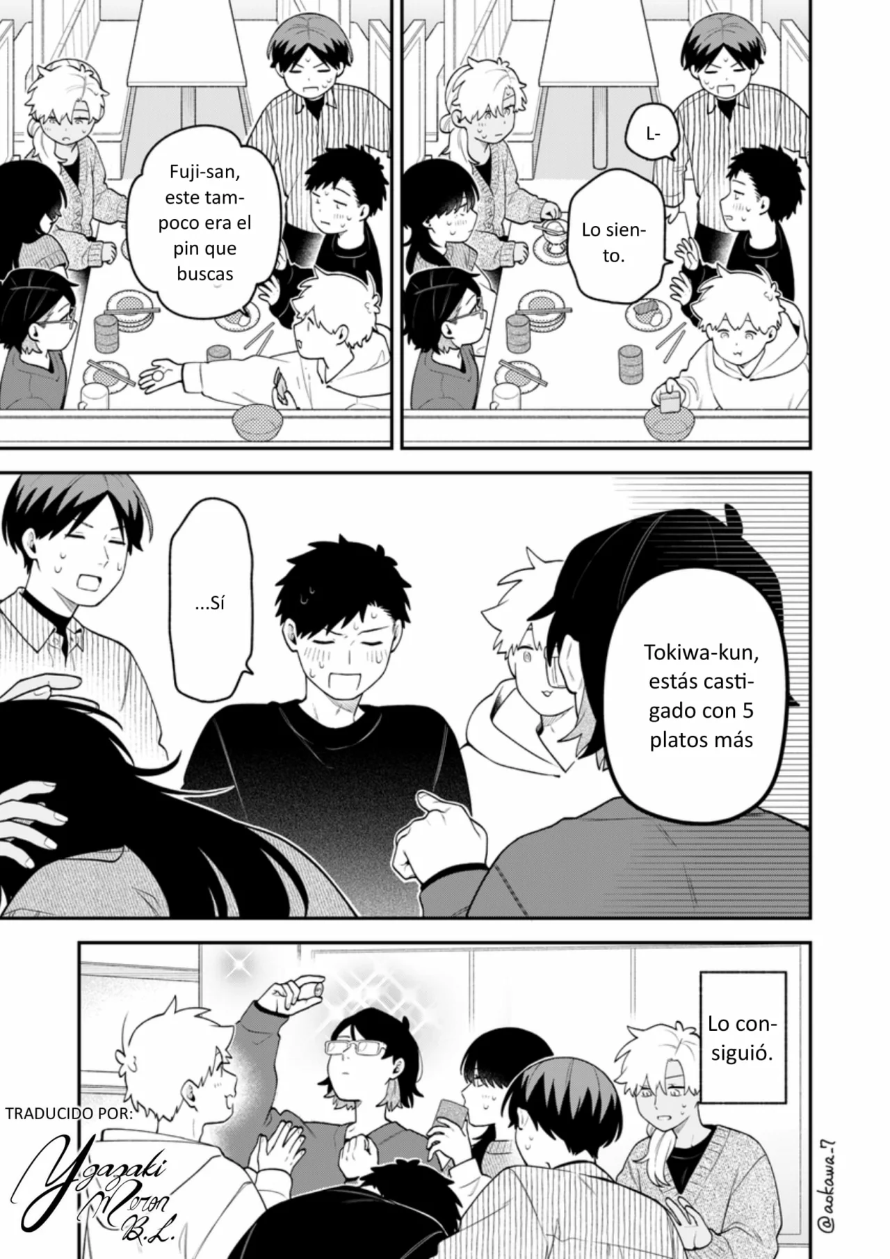 Gōkon ni ittara onna ga inakatta hanashi Capítulo 69 - Page 18