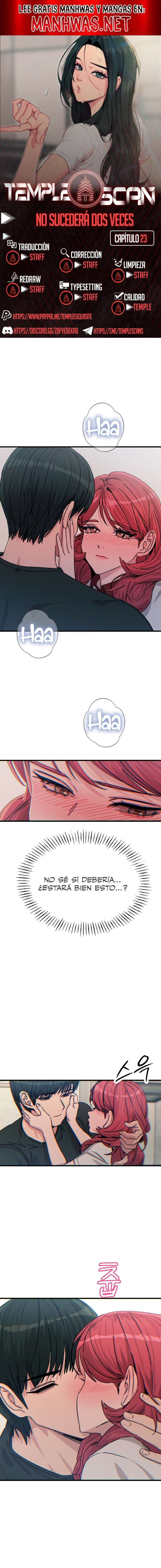 No caeré por segunda vez Capítulo 23 - Page 1