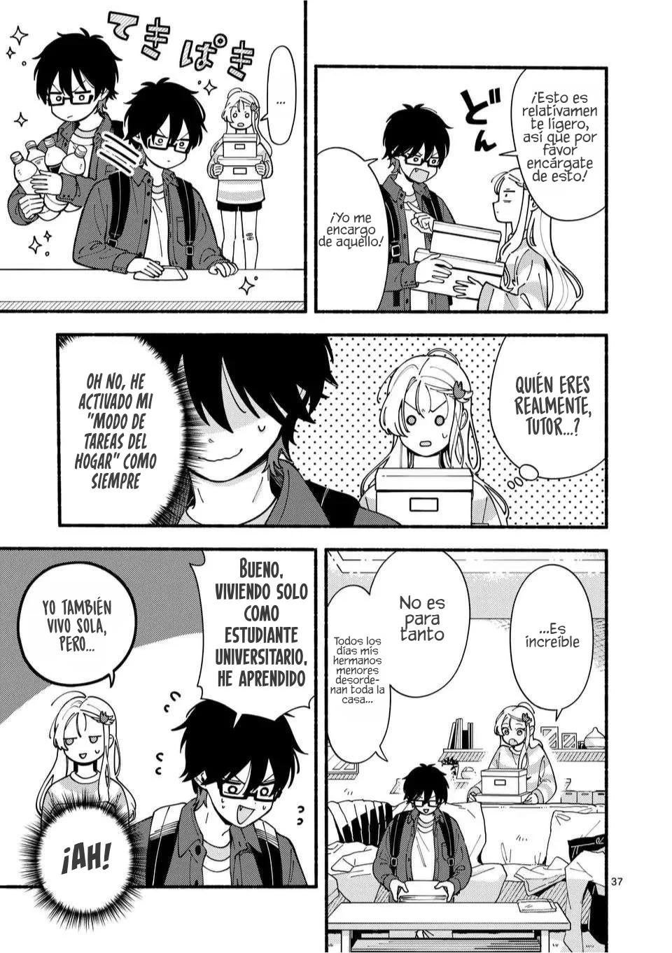 OOKAMI WA TSUKI NI KOI WO SURU Capítulo 1 - Page 38