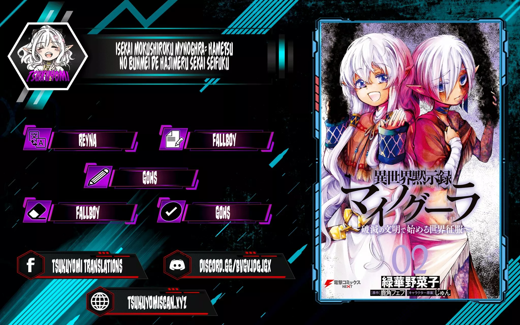 Isekai Mokushiroku Mynoghra: Hametsu no Bunmei de Hajimeru Sekai Seifuku Capítulo 14.2 - Page 1