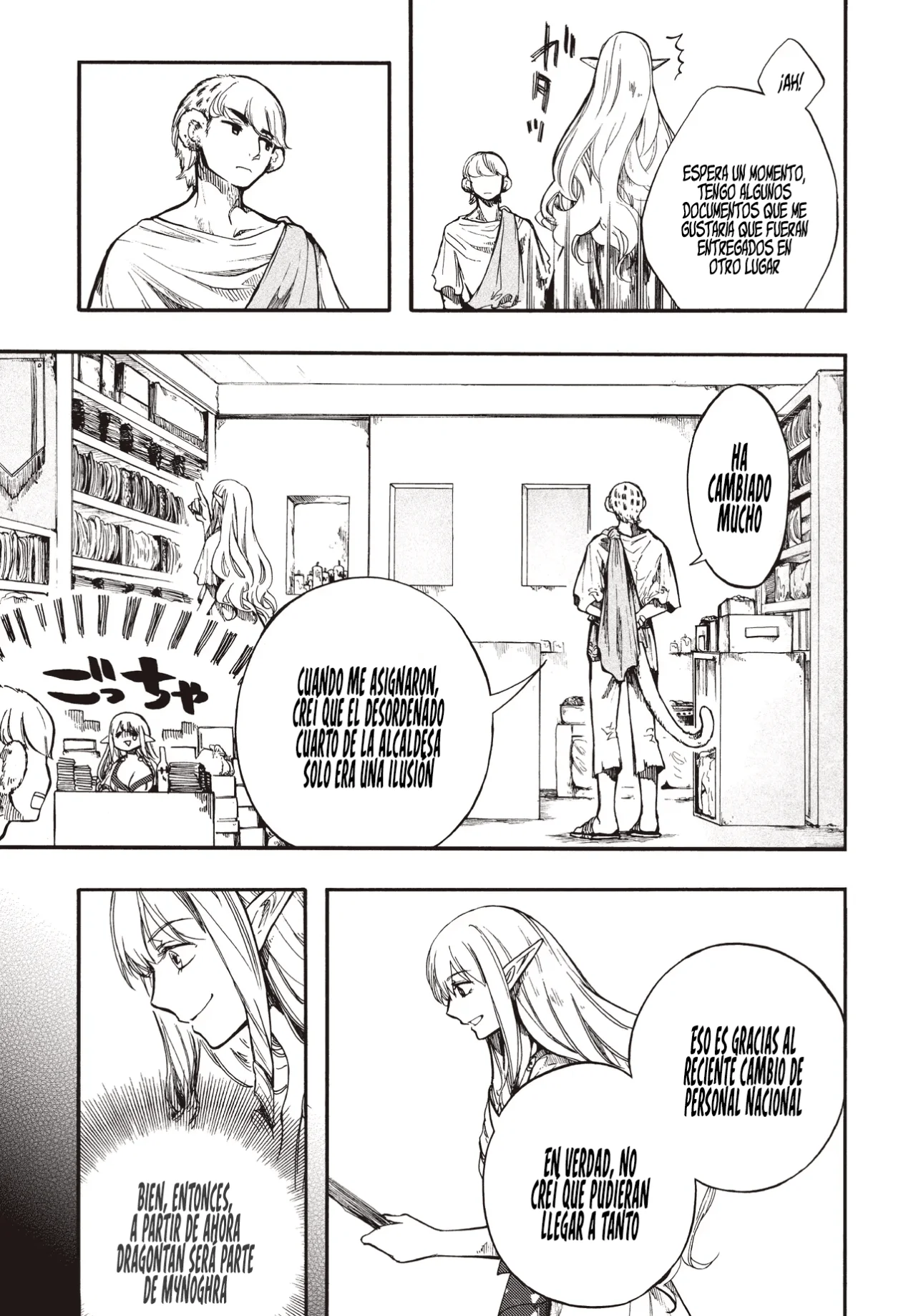 Isekai Mokushiroku Mynoghra: Hametsu no Bunmei de Hajimeru Sekai Seifuku Capítulo 27.1 - Page 6