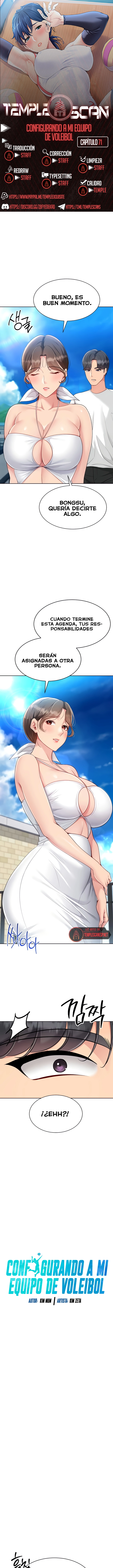Configurando A Mi Equipo De Voleybol Capítulo 71 - Page 1