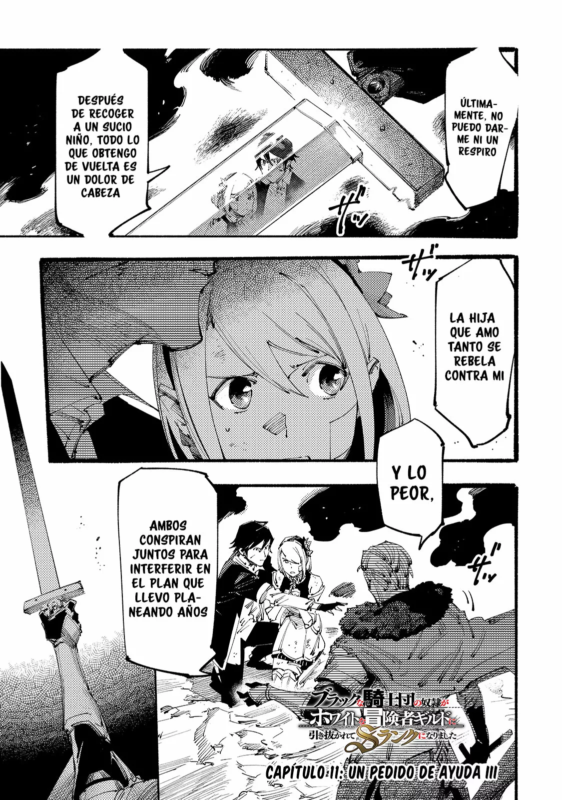 Black na Kishidan no Dorei ga White na Boukensha Guild ni Hikinukarete S-Rank ni Narimashita Capítulo 11 - Page 3
