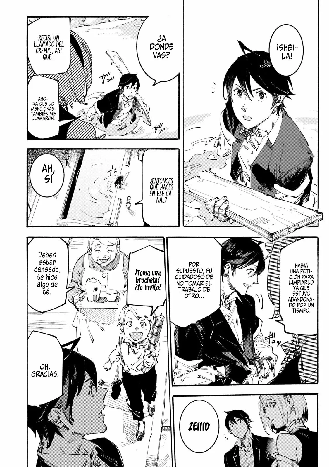 Black na Kishidan no Dorei ga White na Boukensha Guild ni Hikinukarete S-Rank ni Narimashita Capítulo 13 - Page 5