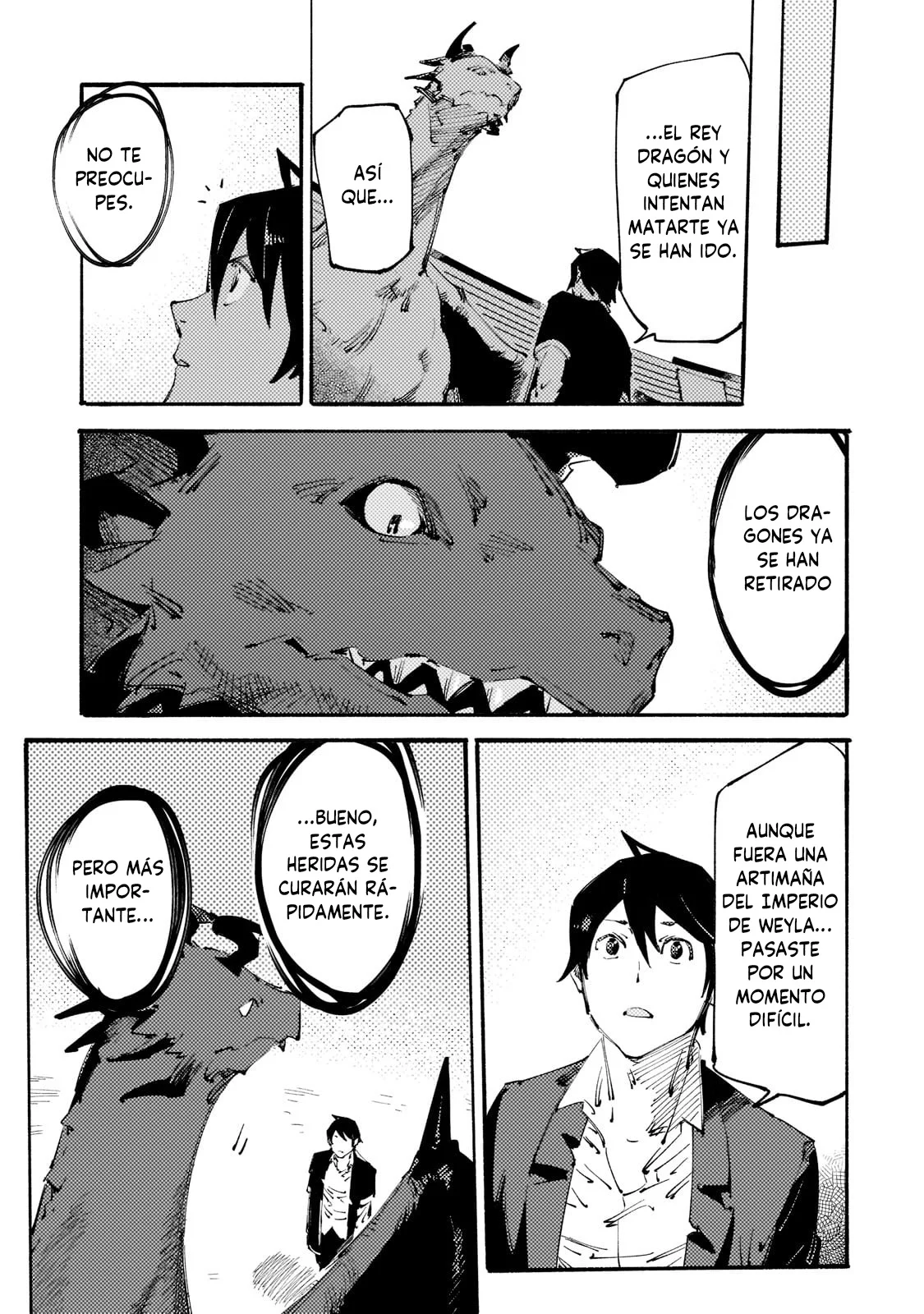 Black na Kishidan no Dorei ga White na Boukensha Guild ni Hikinukarete S-Rank ni Narimashita Capítulo 18.2 - Page 14