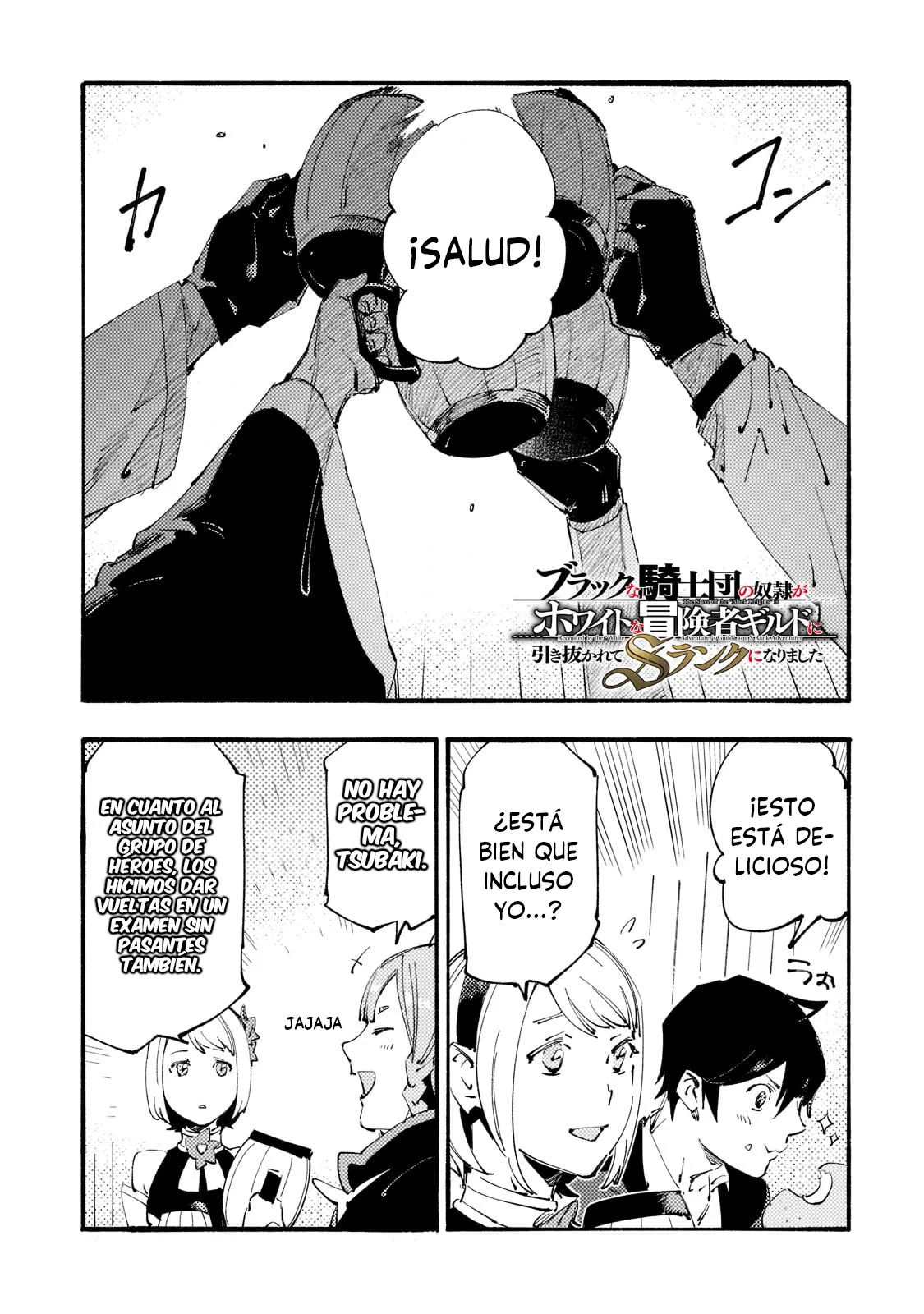 Black na Kishidan no Dorei ga White na Boukensha Guild ni Hikinukarete S-Rank ni Narimashita Capítulo 19.1 - Page 5