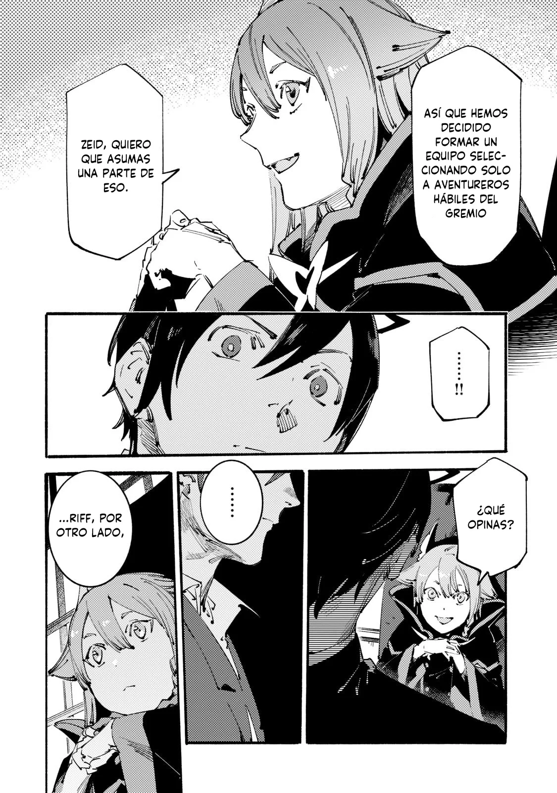 Black na Kishidan no Dorei ga White na Boukensha Guild ni Hikinukarete S-Rank ni Narimashita Capítulo 19.1 - Page 8