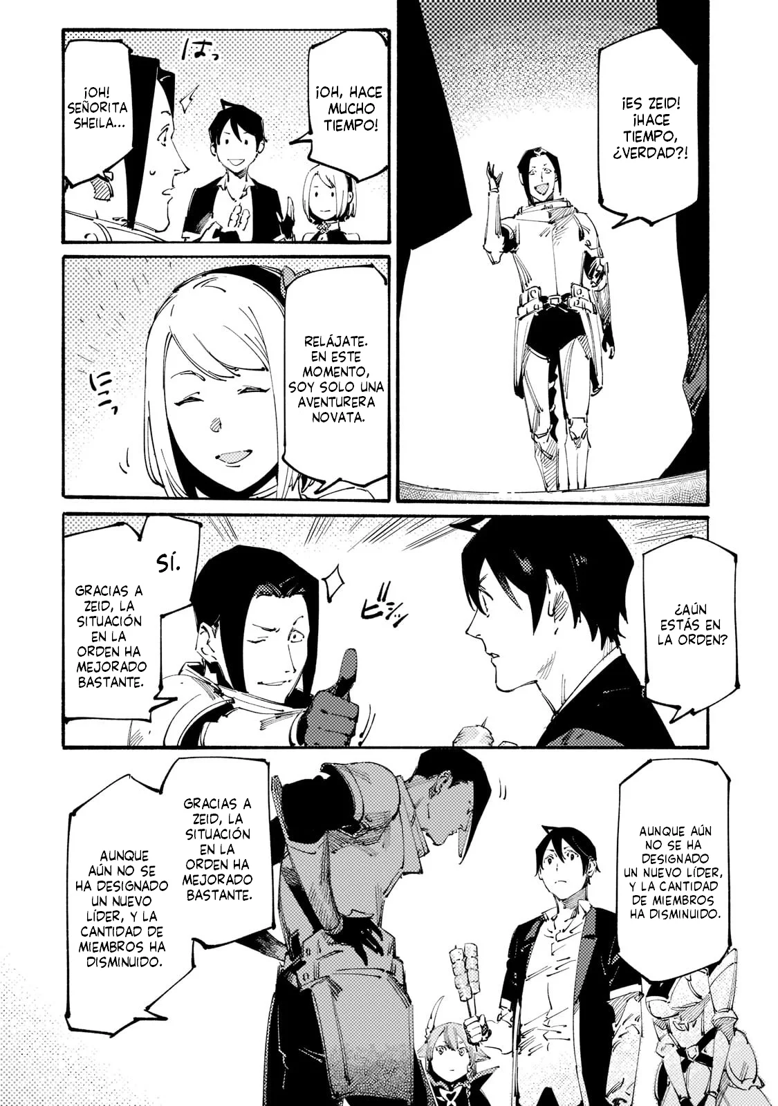 Black na Kishidan no Dorei ga White na Boukensha Guild ni Hikinukarete S-Rank ni Narimashita Capítulo 20.1 - Page 8