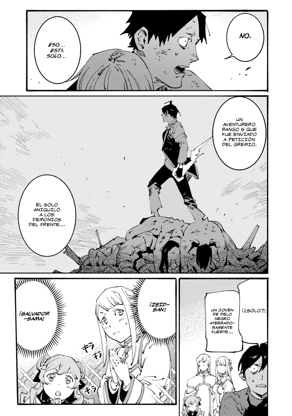 Black na Kishidan no Dorei ga White na Boukensha Guild ni Hikinukarete S-Rank ni Narimashita Capítulo 20 - Page 34