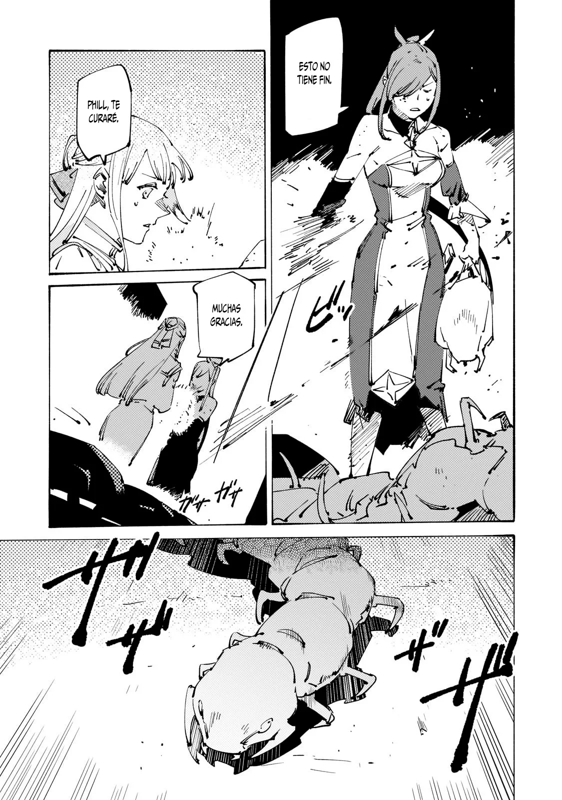 Black na Kishidan no Dorei ga White na Boukensha Guild ni Hikinukarete S-Rank ni Narimashita Capítulo 30 - Page 17