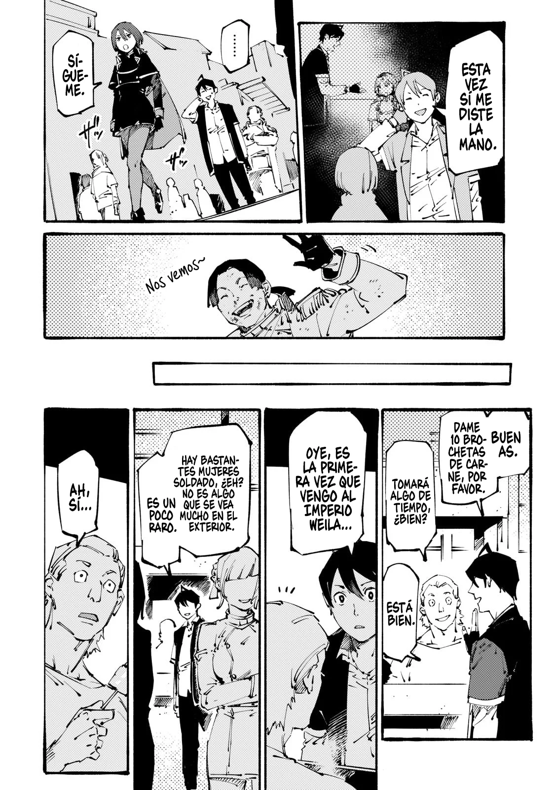 Black na Kishidan no Dorei ga White na Boukensha Guild ni Hikinukarete S-Rank ni Narimashita Capítulo 34 - Page 22