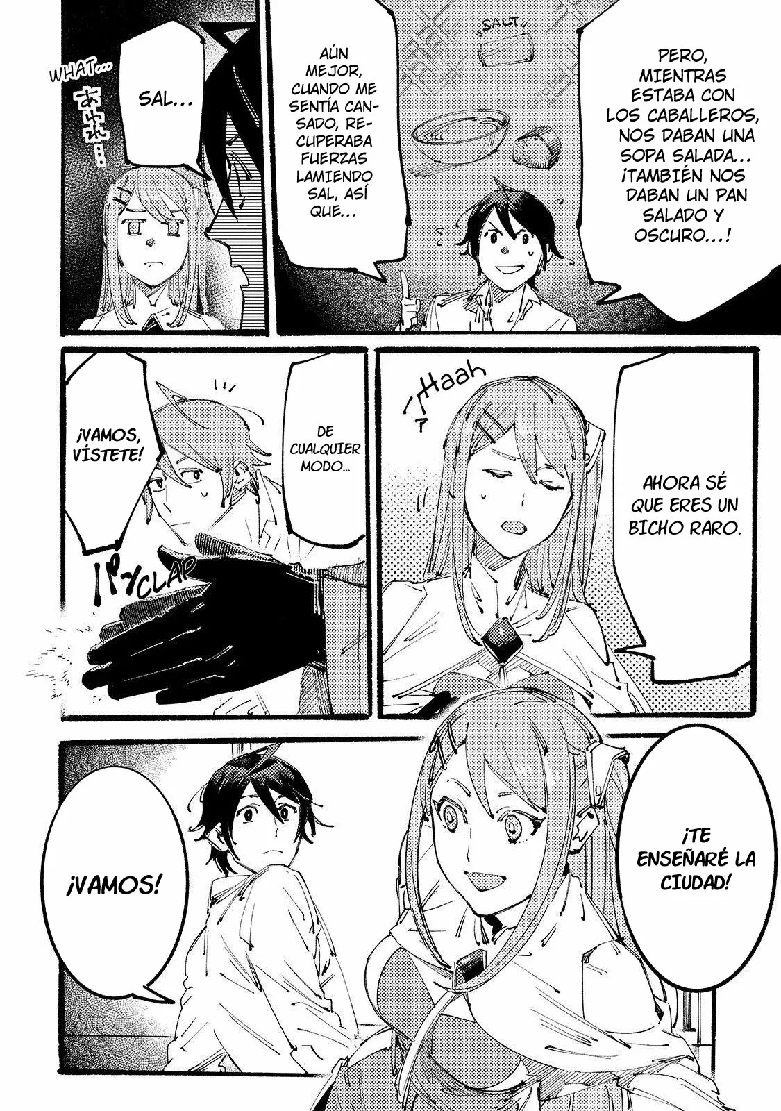 Black na Kishidan no Dorei ga White na Boukensha Guild ni Hikinukarete S-Rank ni Narimashita Capítulo 4 - Page 7