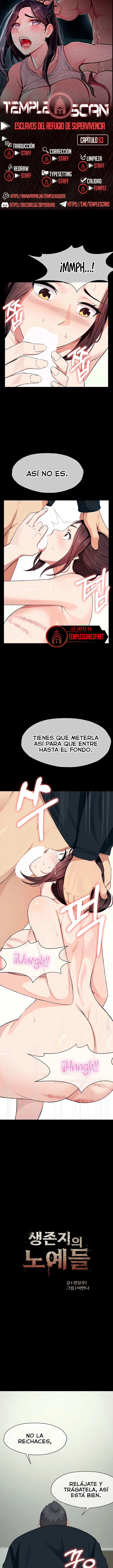 Esclavos Del Refugio De Supervivencia Capítulo 53 - Page 1