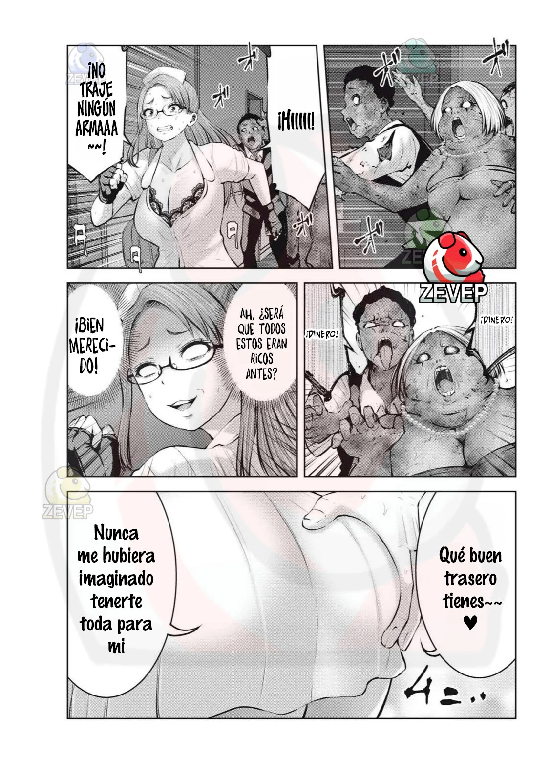 ZOMBIE SEKAI DE HAREM WO TSUKUROU Capítulo 14.2 - Page 12