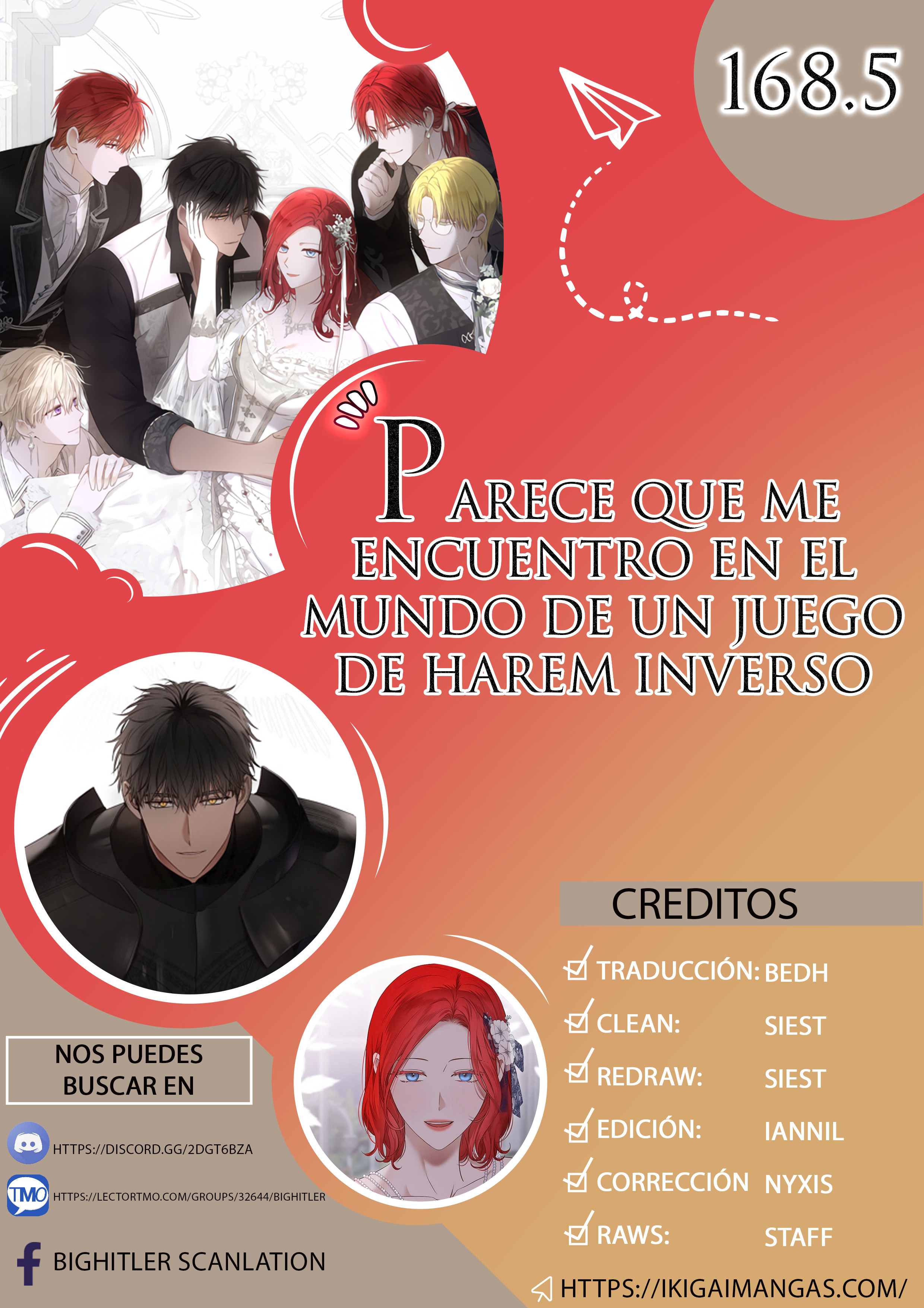 Parece que me encuentro en el mundo de un juego de harem inverso Capítulo 168.5 - Page 1