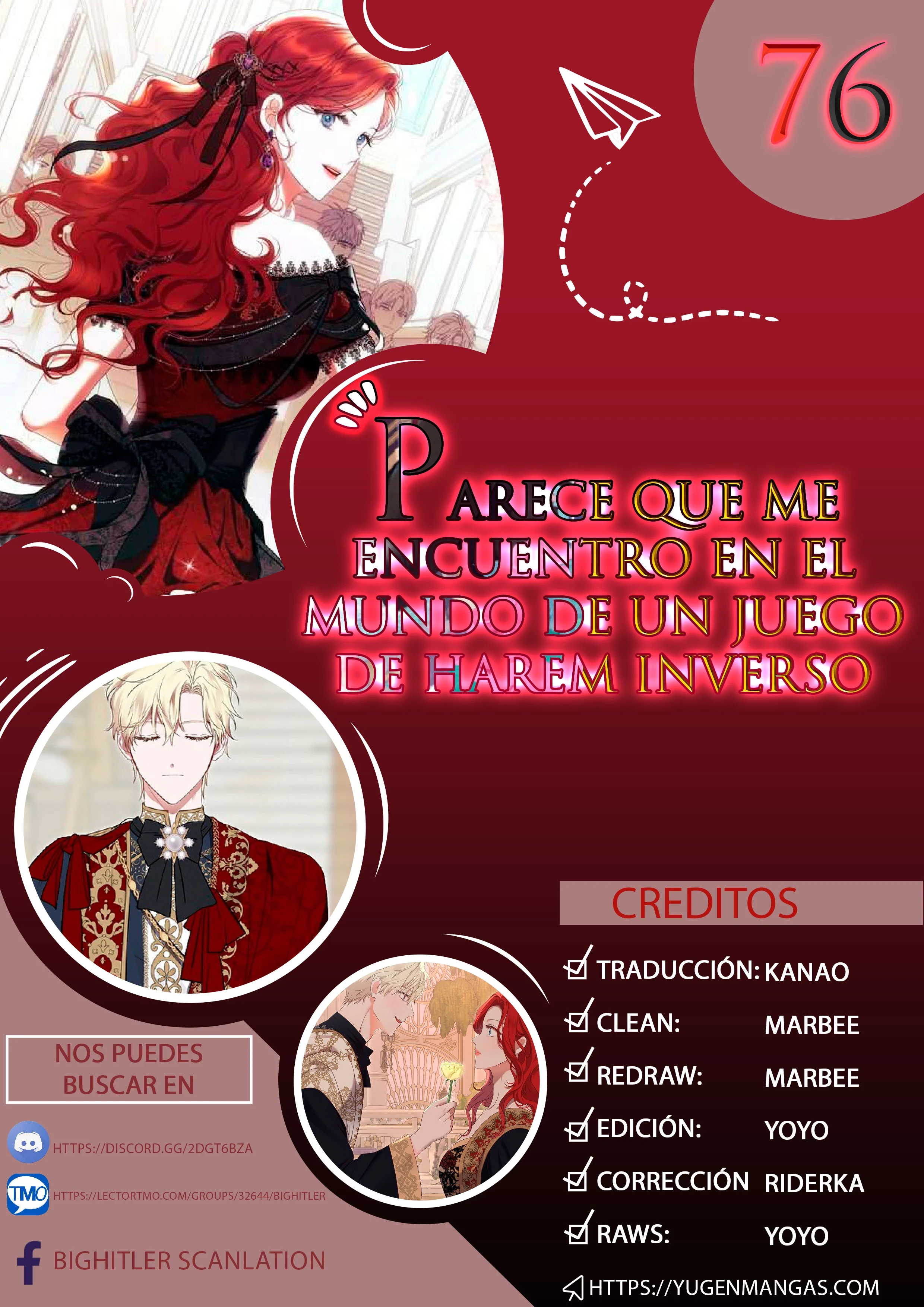 Parece que me encuentro en el mundo de un juego de harem inverso Capítulo 75.5 - Page 1