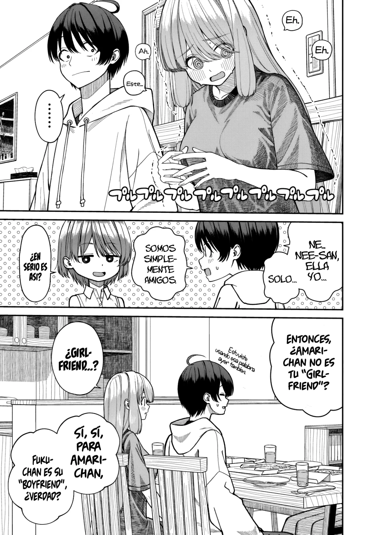 Al lado de la chica más popular de mi clase encontré a Amari-chan Capítulo 4.1 - Page 16