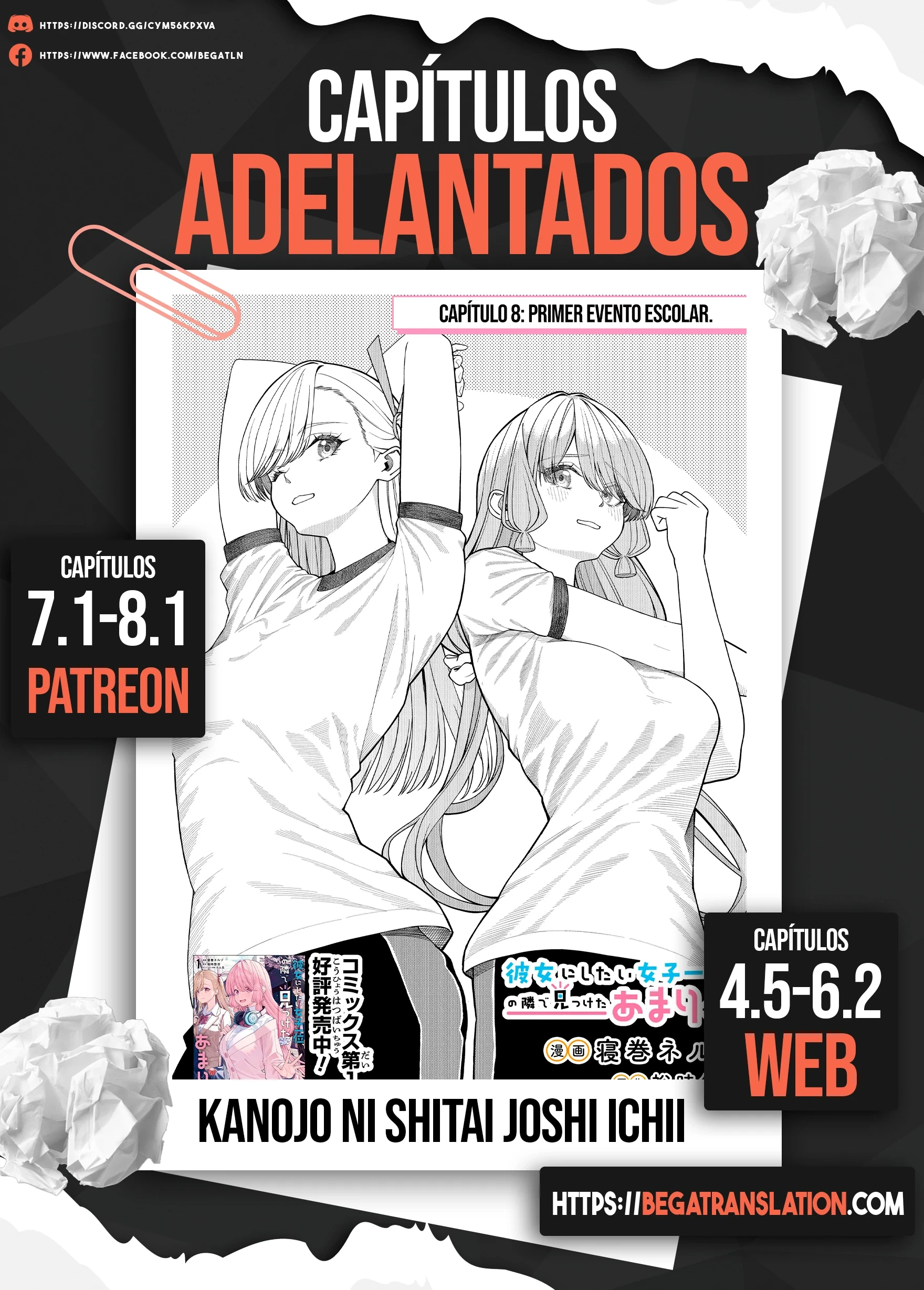 Al lado de la chica más popular de mi clase encontré a Amari-chan Capítulo 6.2 - Page 18