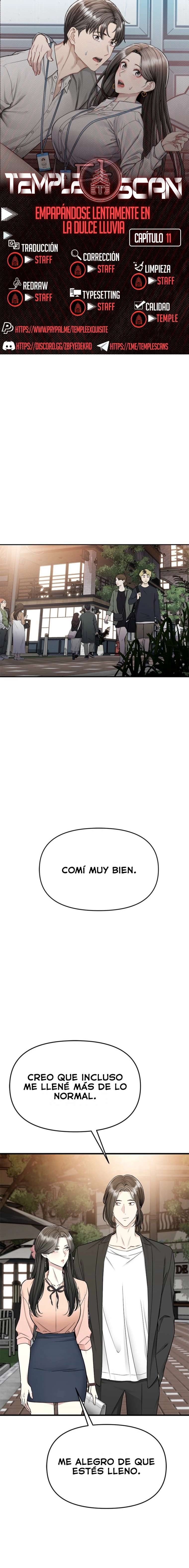 Empapandose Lentamente En La Dulce Lluvia Capítulo 11 - Page 1