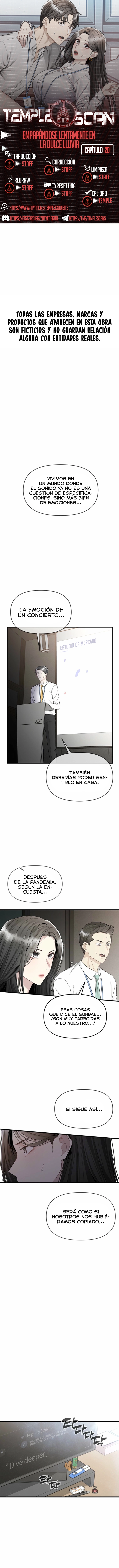 Empapandose Lentamente En La Dulce Lluvia Capítulo 20 - Page 1