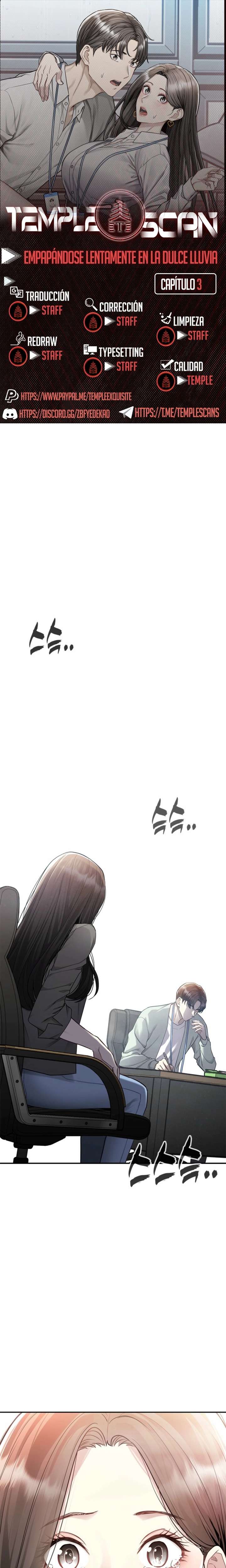 Empapandose Lentamente En La Dulce Lluvia Capítulo 3 - Page 1