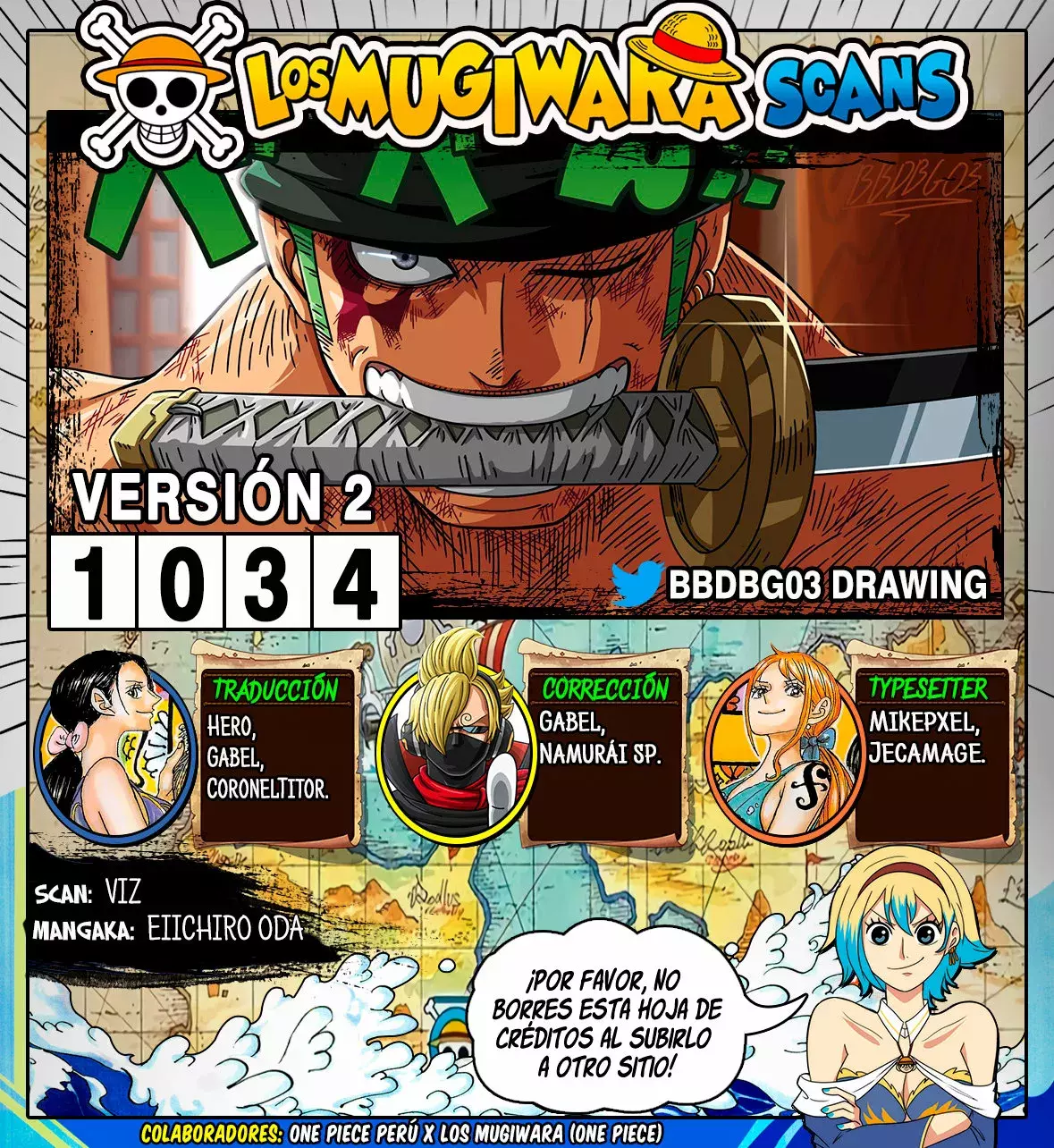 One Piece Capítulo 1034.5 - Page 1