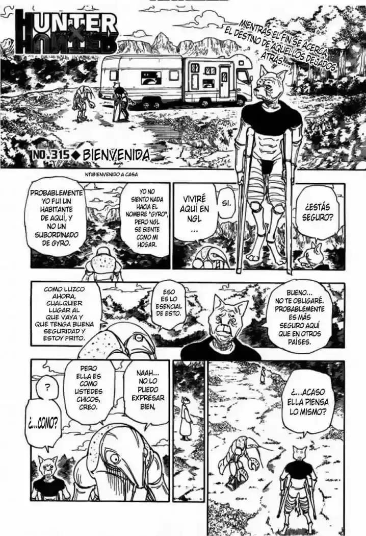 Hunter x Hunter Capítulo 315 - Page 1