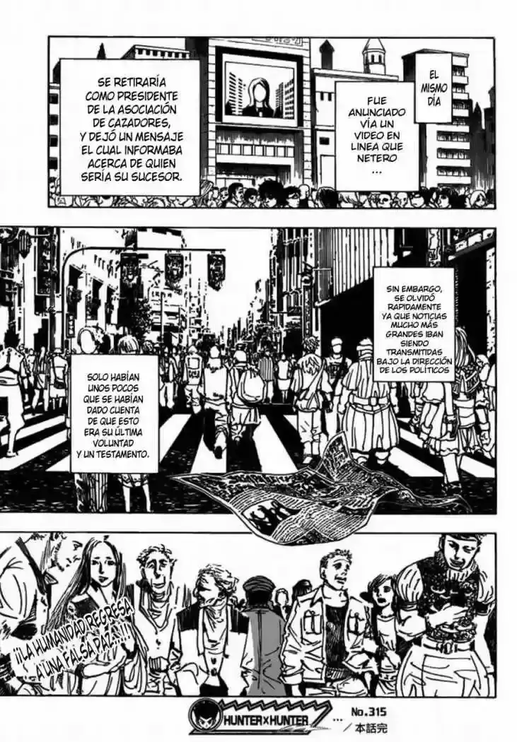 Hunter x Hunter Capítulo 315 - Page 18