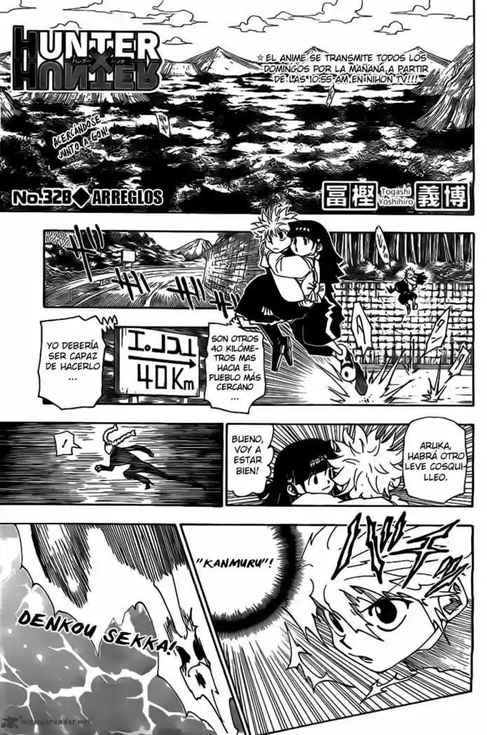 Hunter x Hunter Capítulo 328 - Page 2