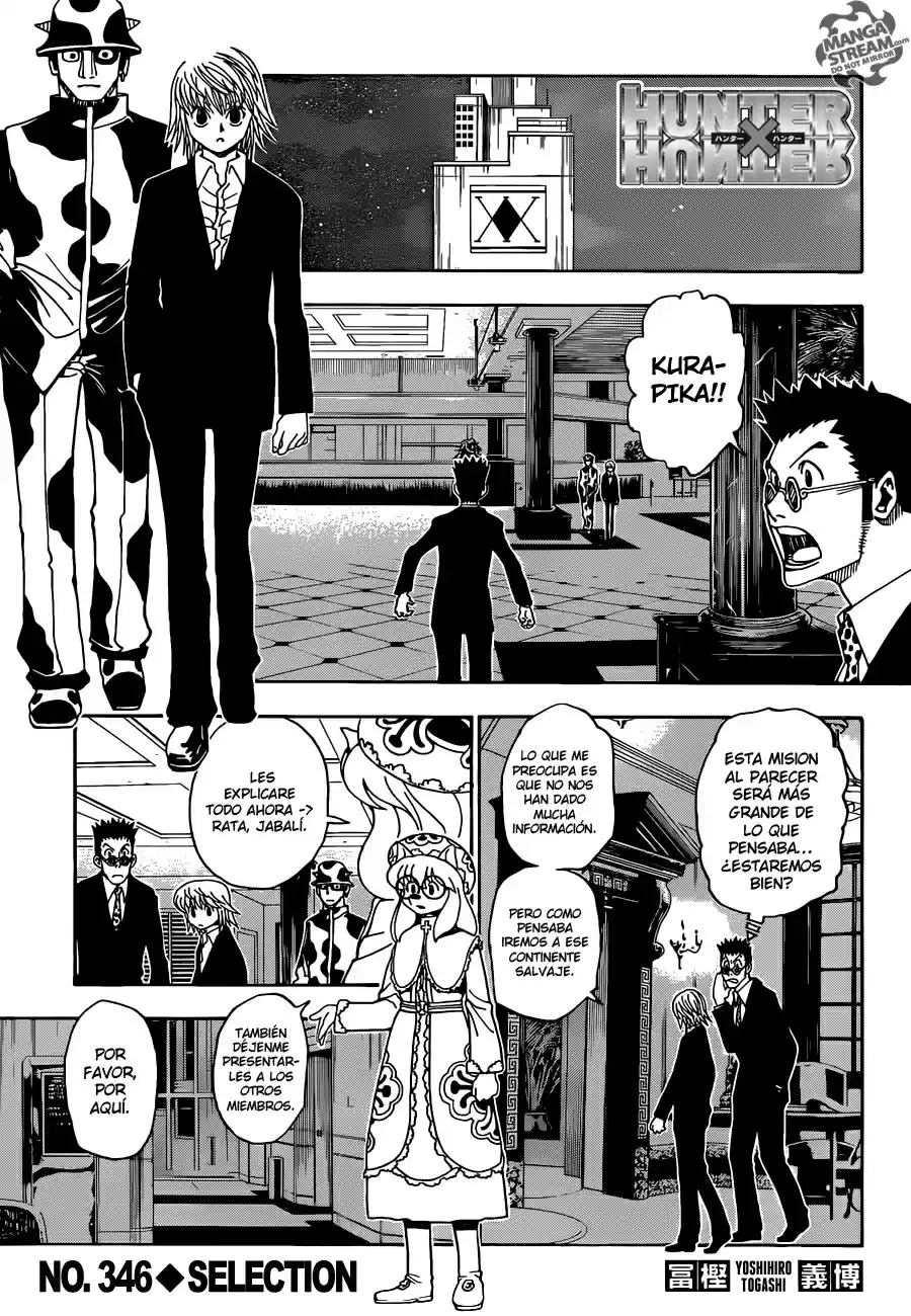 Hunter x Hunter Capítulo 346 - Page 2