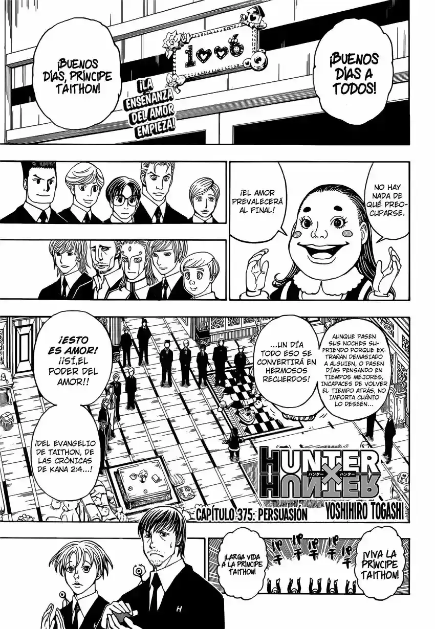 Hunter x Hunter Capítulo 375 - Page 1