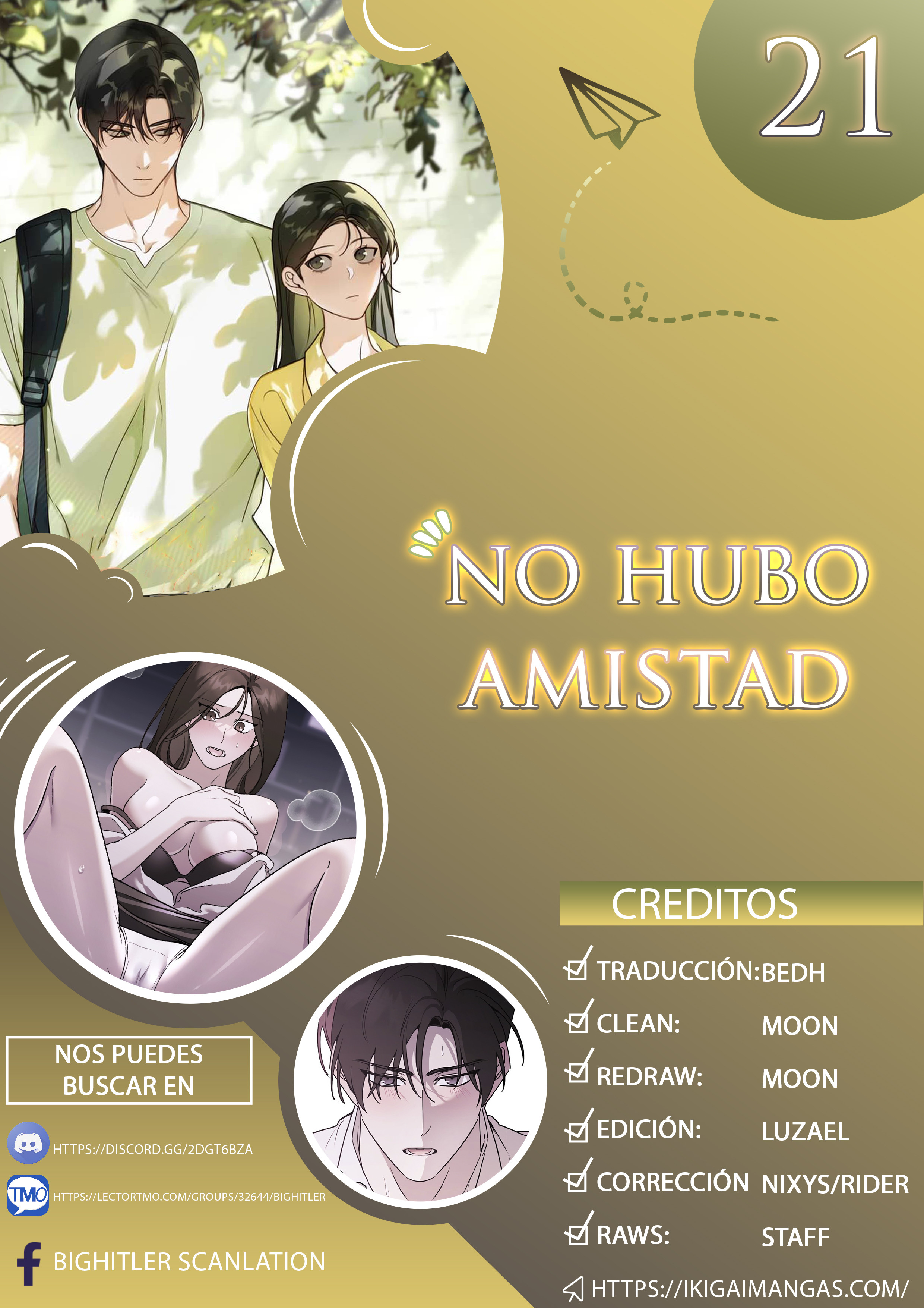 No hubo Amistad Capítulo 21 - Page 1