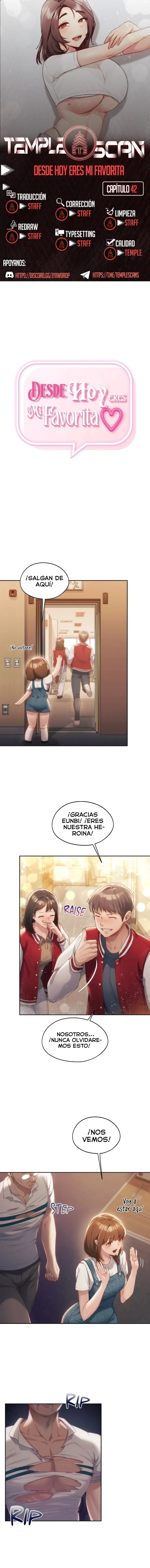 Desde Hoy eres mi Favorita Capítulo 42 - Page 1