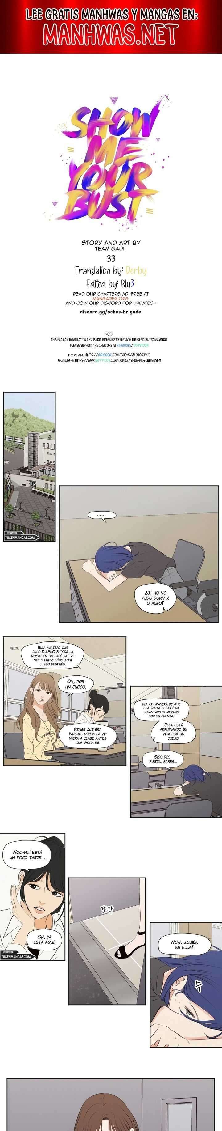 Muéstrame tu busto Capítulo 33 - Page 1