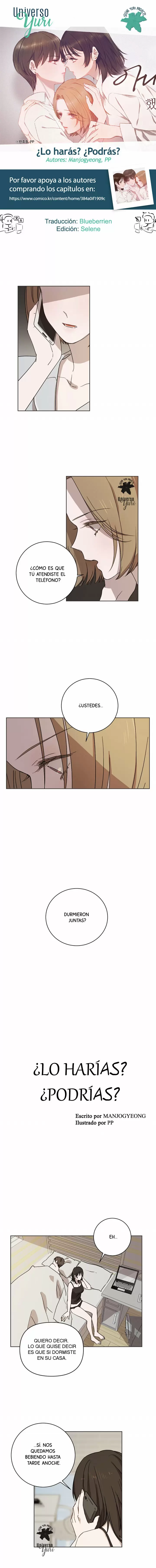 ¿Lo harías? ¿Podrías? Capítulo 19 - Page 1