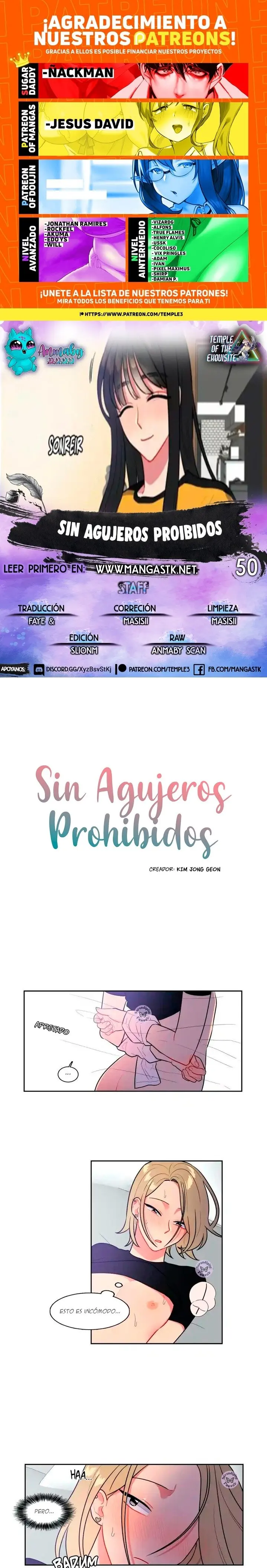 Sin Agujeros Prohibidos Capítulo 50 - Page 1
